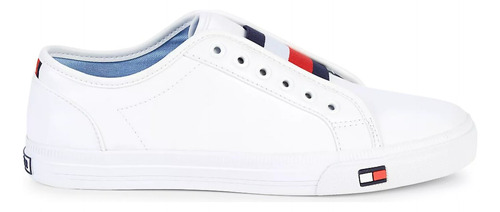 Zapato Tenis Tommy Hilfiger Dama Luster 100% Original En Gra