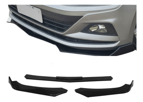 Front Lip Spoiler Dianteiro Universal 3 Pçs Tg Poli 