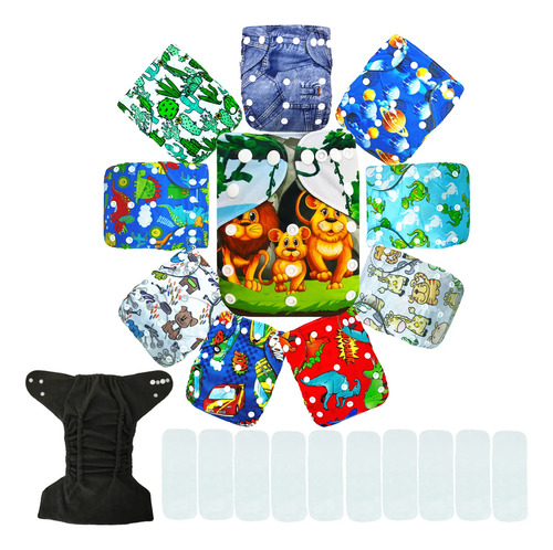 Pañal Ecologico De Tela Premium Pack 10+10 Ecobaby Original | Meses sin interés