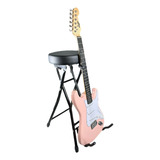 Banco Suporte Para Instrumentos De Cordas Bsc30 Art Guitar Cor Preto