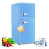 Iorbur Fls-80-blue - Refrigerador Pequeno Compacto De 3.5 Pi