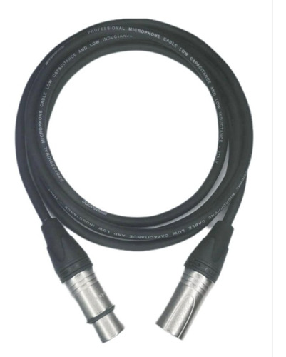 Cable Microfono Prosound Italia Xlr Neutrik Nc3 Nickel 2mts