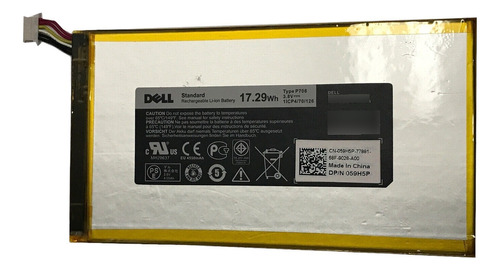 59h5p 059h5p Batería Original Dell Venue 7 P708 T01c 3740 