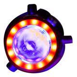 1 Foco Faro Led H4 Hiper Lupa Ojo De Demonio 4 Funcione Moto