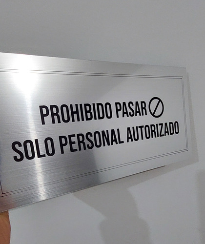 Carteles Para Puerta Oficina Consultorios Negocio Metalizado