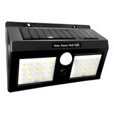 Panel Reflector Solar 40 Led 3 Funciones Sensor Movimiento