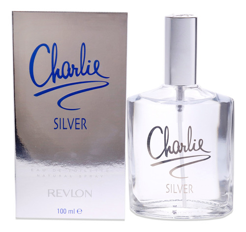 Charlie Silver De Revlon Para Mujer, Aerosol Edt De 3.4 Onza