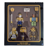 Figuras Roblox Iconos Gold Collectors Set 4 Pzs