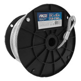 Cable De Acero 7x19 Galvanizado Aksi 130554 1/4 PuLG X 75m