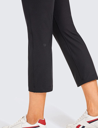 Crz Yoga - Pantalones Capri Para Mujer, Elásticos, De Viaje,