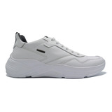 Zapatillas Hombres Urbanas Cuero Pegada Cordon 118802