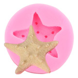 1pcs Molde De Silicona Estrella De Mar Fondant Pasta Resina