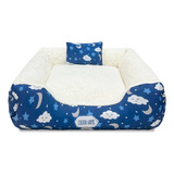 Caminha Pet Cachorro Gato 60x60 Sherpa Zíper Impermeável