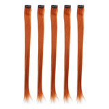 Pinza Para Peluquín De Color Naranja, Número 12, 5 Unidades,