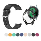 Kit Para Galaxy Watch 4 44mm Ou 40mm - 1x Pulseira + 1x Capa