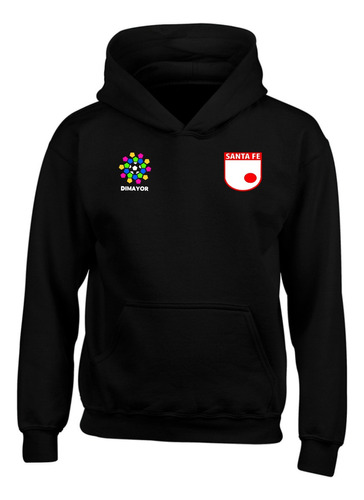 Buzo Indep Santa Fe Saco Capota Hoodie Serie Black