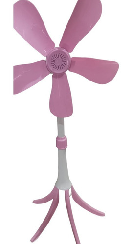 Ventilador De Pedestal Rosado 