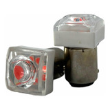 Foco Led Stop Ba20d(media Vuelta) Para Motocicleta Universal