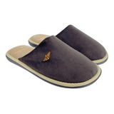 Pantuflas Dockers Casual Caballero Color Gris Salto De Cama