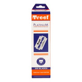 20 Cajas De Filos Treet Platinum Afeitar Barberia X 10