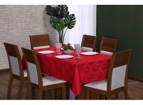 Toalha De Mesa De 6 Lugares Jacquard Retangular Barato