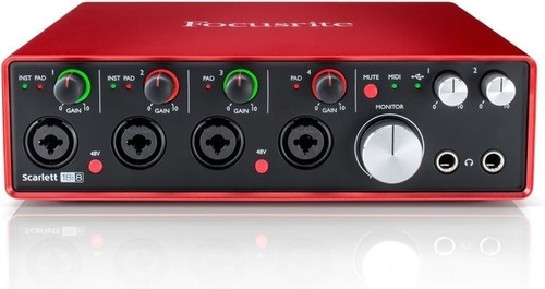 Interface De Audio Focusrite Scarlett 18i8 2g Usb