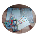 Kit De Papelería Dc Cómics Lápices Con Stickers Y Hojas 