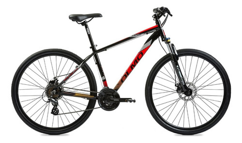 Mountain Bike Olmo Safari 290+ 18  21v Frenos De Disco Mecánico Cambios Shimano Altus 310 Color Negro/rojo  