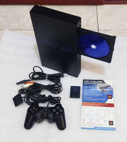 Playstation 2 Fat Leyendo Copias Control Original Ver Fotos 