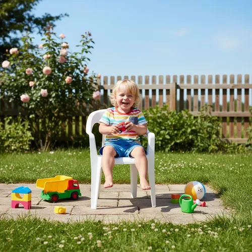 Sillita Plastica Infantil Linea Virginia Art4300 Colombraro