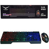 Kit Teclado Y Mouse Gamer Naceb Fallen (na-0951) - Retroilum