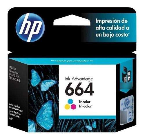 Cartucho Original Hp 664 F6v28al Deskjet Advantage 4535