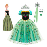 Disfraz De Princesa Anna Para Niña Frozen Party Cumpleaños, Ropa De Halloween Diseñopara, Fiesta De Cumpleaños O Cosplay, Belleza, Vestir Accesorios