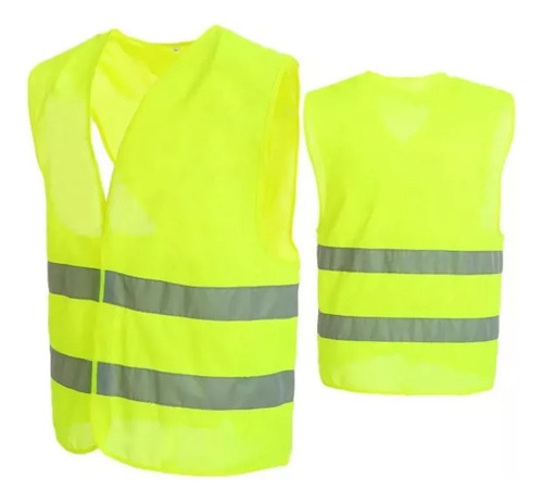 Chaleco Reflectivo Fluo Reglamentario Amarillo 