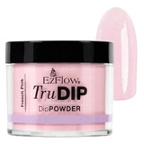 Polvo Trudip Inmersión Para Esmalte Sin Cabina Ezflow 56 Gr Color Pink French (rosa Pastel)