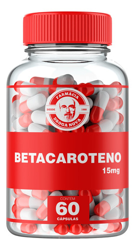 Betacaroteno 15mg 60cápsulas