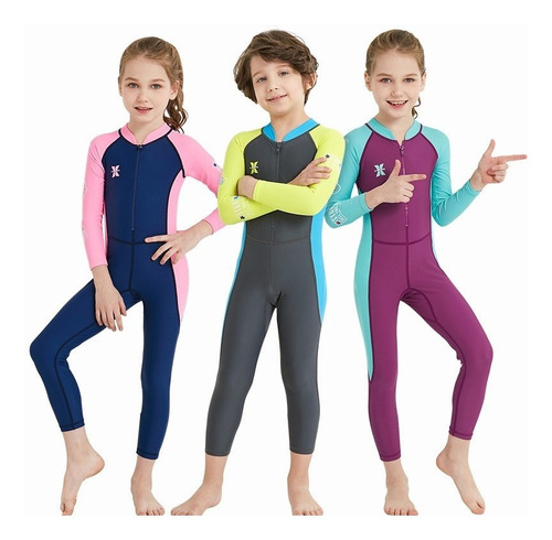 Conjunto De Traje De Baño Para Niños, Buceo, Natación, Surf.