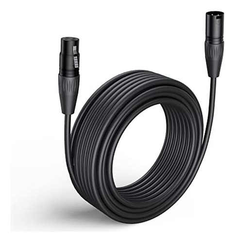 Cable Xlr Macho A Hembra 50ft (cobre Libre De Oxígeno)