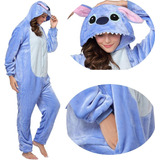 Pijama Mameluco Disfraz Cosplay Stitch Adulto Envío Gratis