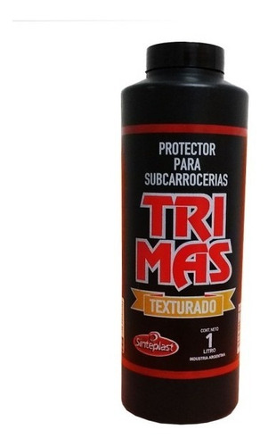 Trimas Protector Subcarrocería Negro Texturado 1 Lt 
