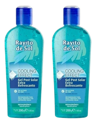 Rayito De Sol Gel Post Solar Extra Refrescante 200 G X2