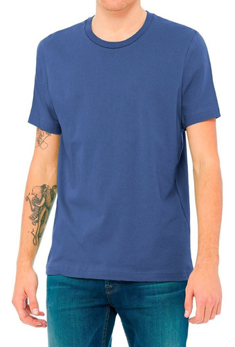 Remera Lisa Algodón Jersey Peinado Premium