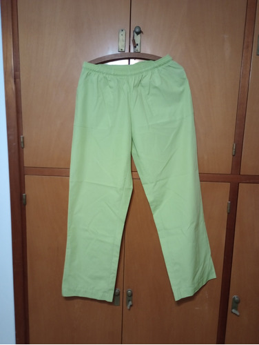Pantalón Verde Ambo Médica Mujer Saber Talle L/xl