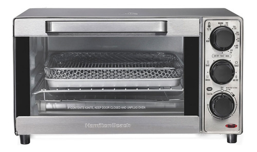 Horno De Mesa Eléctrico Hamilton Beach Sure-crisp 31403 Silver 120v