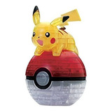 Puzzle 3d De 61 Piezas De Pokemon Pikachu Y Bola De Monstruo