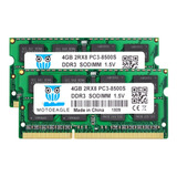 Kit De Memorias Ram Motoeagle 8gb (2x4gb) Pc3-8500s Ddr3