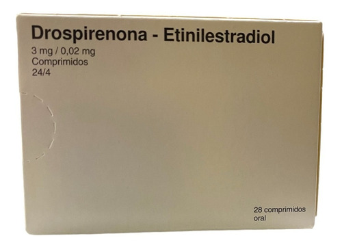 Drospirenona Etinilestradiol Bayer (yasmin) 3/0.02mg 28 Tabs