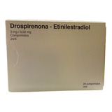 Drospirenona Etinilestradiol Bayer (yasmin) 3/0.02mg 28 Tabs