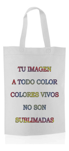 Bolsa Ecológica Impresa Full Color 30x40x10 100 Unidades