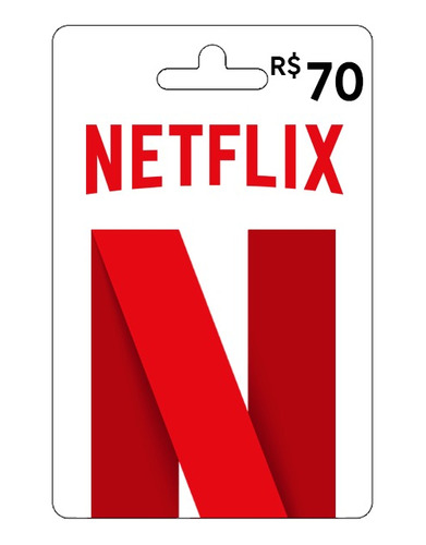 Cartão Netflix R$70 Giftcard Digital